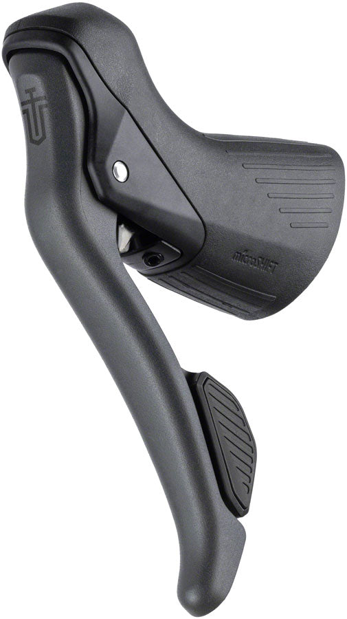 Load image into Gallery viewer, microSHIFT Sword Left Drop Bar Brake Lever Intergrated Dropper Remote - Gray
