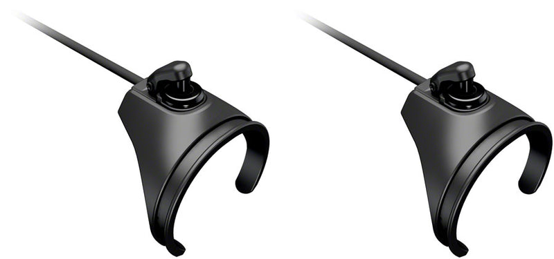 Load image into Gallery viewer, Shimano Dura-Ace SW-RS801-T Satellite Shifter Tops - Pair 260mm Cable Black
