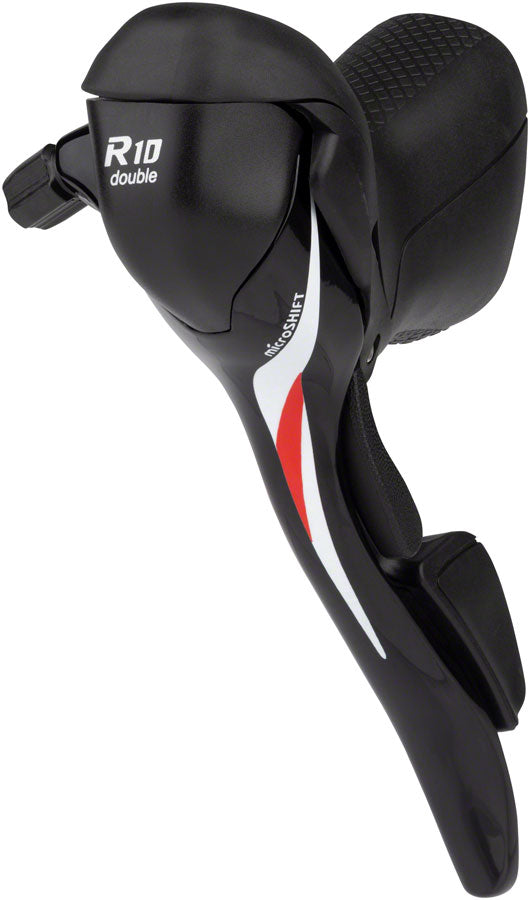 Load image into Gallery viewer, microSHIFT R10 Left Drop Bar Shift Lever - Double Shimano Compatible Black
