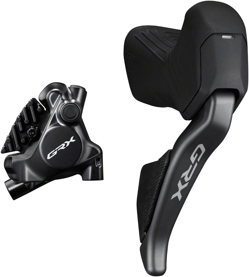 Load image into Gallery viewer, Shimano GRX ST-RX825 Di2 Shift/Brake Lever BR-RX820 Hyd Disc Brake Caliper - Right/Rear 12-Speed Flat Mount Caliper For 25mm Mount
