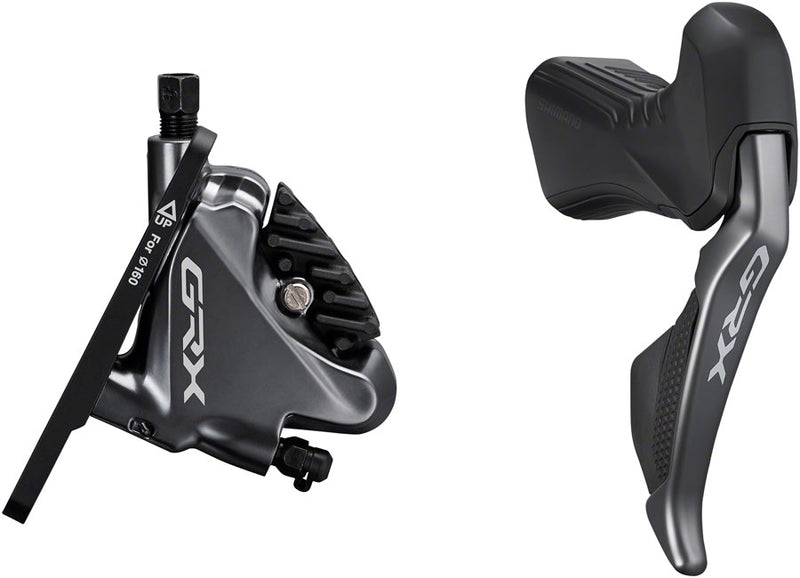 Load image into Gallery viewer, Shimano GRX ST-RX815 11-Speed Di2 Right Drop-Bar Shifter/Hydraulic Brake Lever BR-RX810 Flat Mount Caliper Pre-Bled 1700mm Hose
