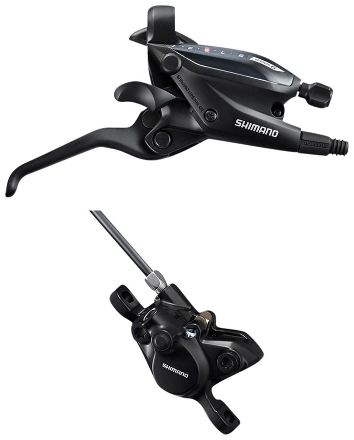 Load image into Gallery viewer, Shimano ST-EF505 EZ Fire Plus Shift/Brake Lever BR-MT200 Disc Brake Caliper - Right/Rear 9-Speed BLK
