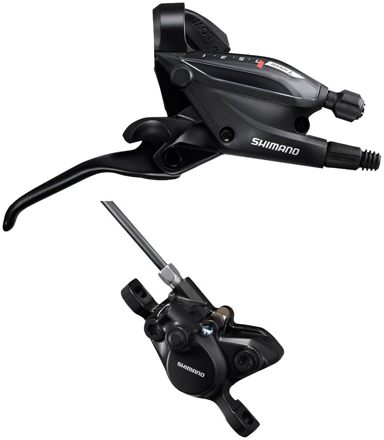 Load image into Gallery viewer, Shimano ST-EF505 EZ Fire Plus Shift/Brake Lever BR-MT200 Disc Brake Caliper - Right/Rear 7-Speed 2-Piston BLK
