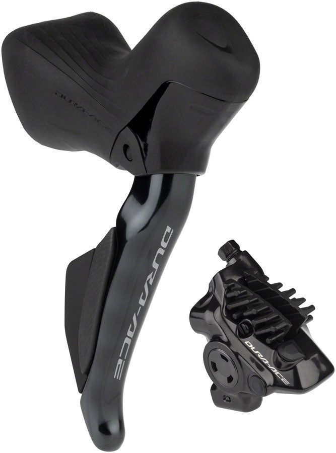 Load image into Gallery viewer, Shimano Dura-Ace ST-R9270F-R Di2 Shift/Brake Lever BR-R9270 Hydraulic Disc Brake Caliper - Right/Rear 12-Speed Flat Mount BLK
