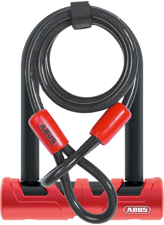 Abus Ultimate U-Lock - x 5.5" Keyed Black Includes Cobra Cable