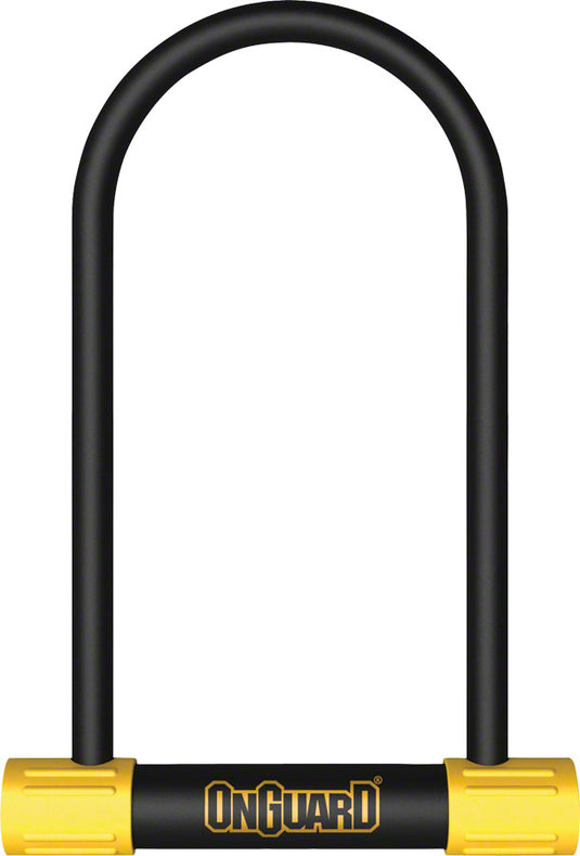 OnGuard BullDog Series U-Lock - 4.5 x 11" Keyed BLK/YLW Includes bracket