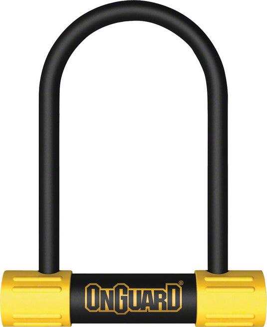 OnGuard BullDog Series U-Lock - 3.5 x 5.5" Keyed BLK/YLW Includes bracket