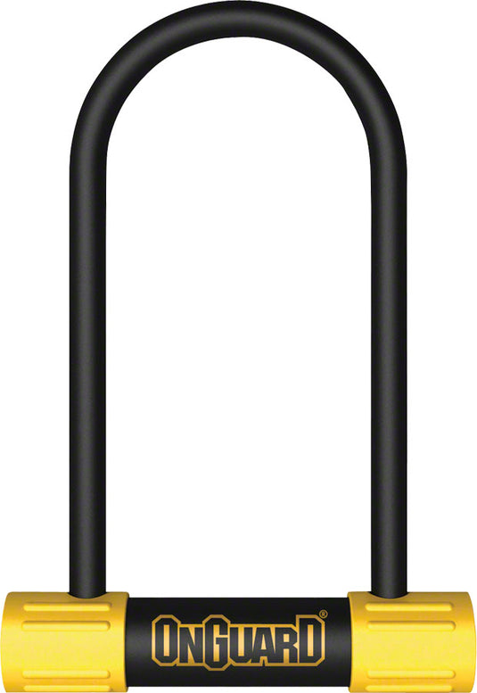 OnGuard BullDog Series U-Lock - 3.5 x 7" Keyed Black/Yellow Includes bracket