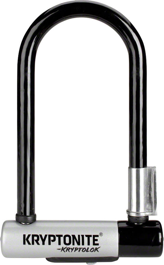 Kryptonite KryptoLok U-Lock - 3.25 x 7" Keyed Black Includes bracket