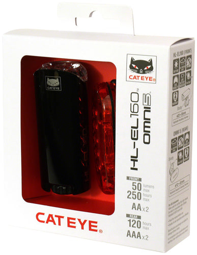 CatEye HL-EL160/Omni 5 Headlight / Taillight Set