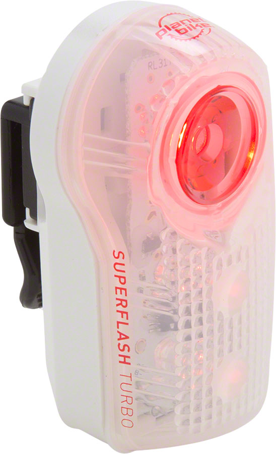 Load image into Gallery viewer, Planet Bike LED Superflash Turbo Taillight: Red/Clear/White
