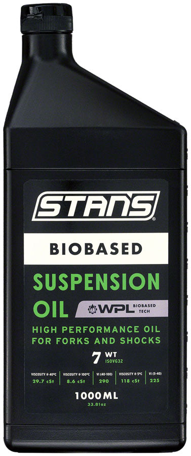 Load image into Gallery viewer, Stan's Biobased Suspension Oil - 7WT 1L
