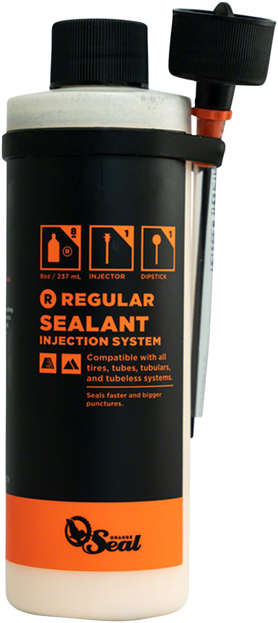 Load image into Gallery viewer, Orange Seal Tubeless Tire Sealant with Twist Lock Applicator - 8oz
