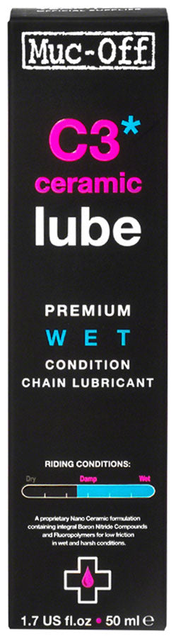 Load image into Gallery viewer, Muc-Off C3 Wet Ceramic Bike Chain Lube - 50ml Drip
