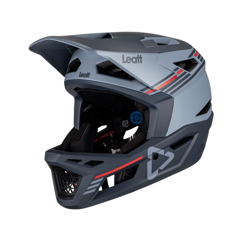 Load image into Gallery viewer, Leatt, MTB Gravity 4.0 Men, Full Face Helmet, Titanium, SM, 55-56cm
