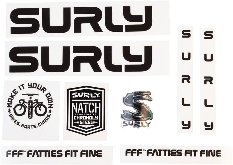 Load image into Gallery viewer, Surly Intergalactic Decal Set - Black

