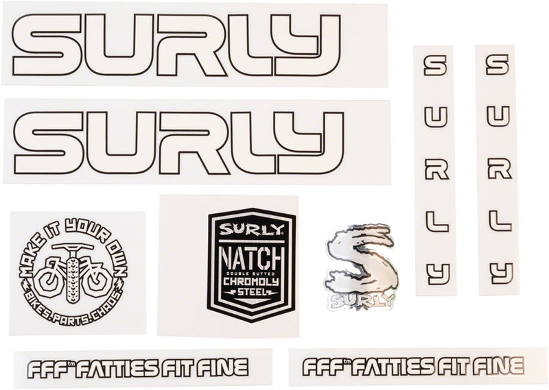 Load image into Gallery viewer, Surly Intergalactic Decal Set - White

