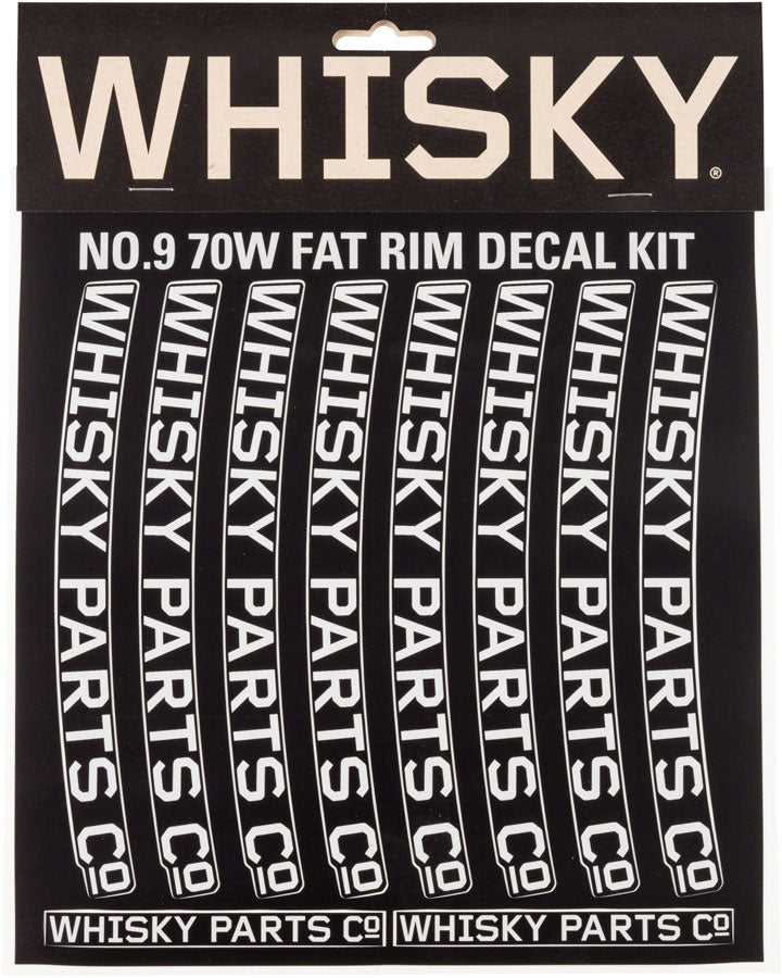 Load image into Gallery viewer, WHISKY 70w Rim Decal Kit for 2 Rims Light Gray
