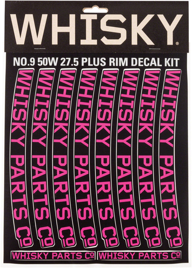 Load image into Gallery viewer, WHISKY 50w Rim Decal Kit for 2 Rims Magenta
