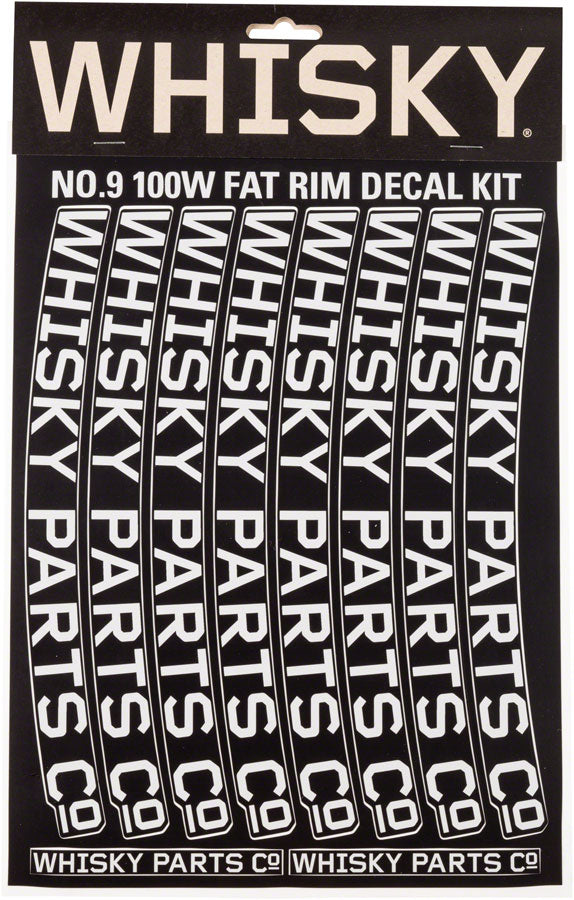Load image into Gallery viewer, WHISKY 100w Rim Decal Kit for 2 Rims Light Gray
