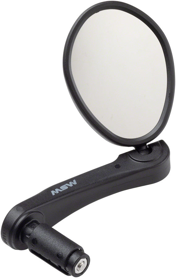 Load image into Gallery viewer, MSW Handlebar Mirror - Flat Bar Stainless Steel Lens
