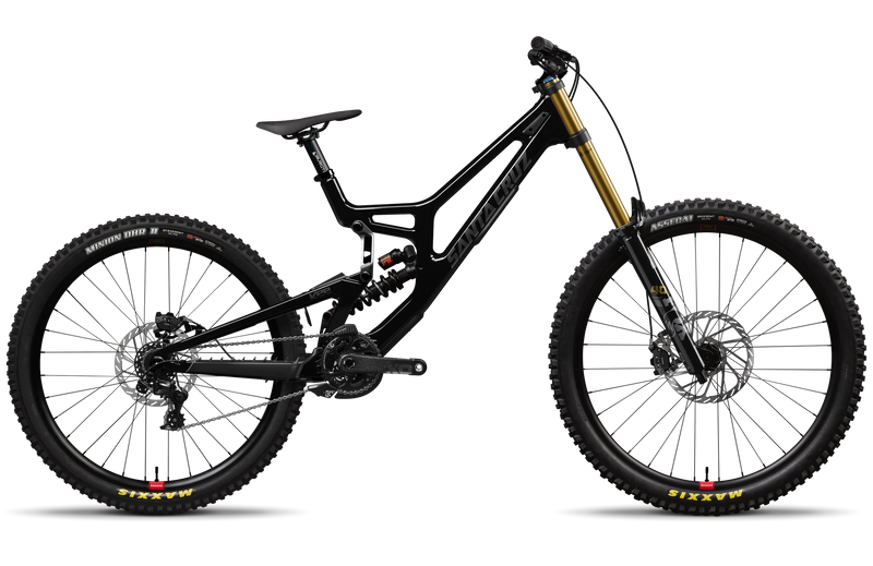 Load image into Gallery viewer, Santa Cruz V10 DH Black full bike side profile
