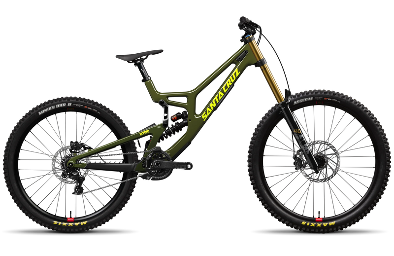 Load image into Gallery viewer, Santa Cruz V10 Full Bike Profile Green
