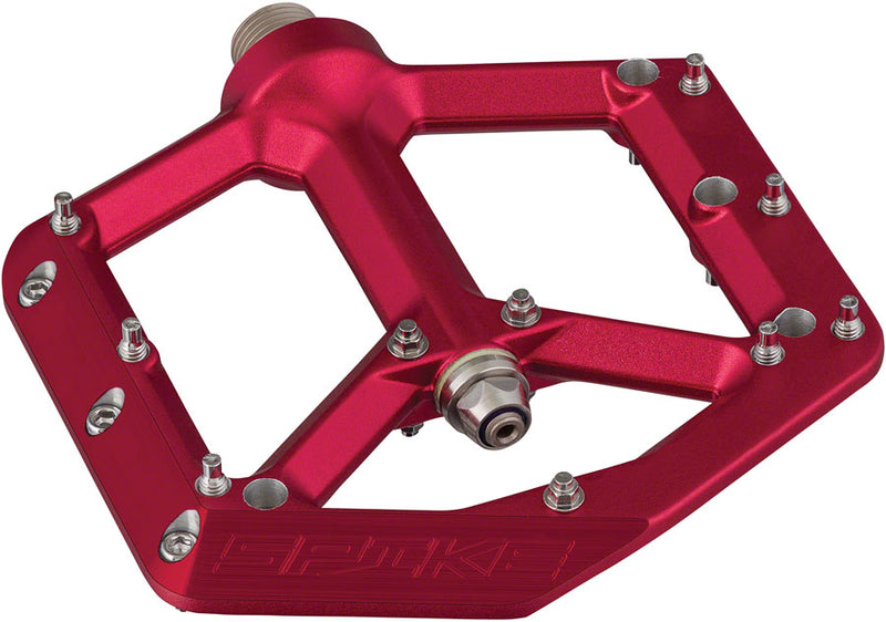 Load image into Gallery viewer, Spank Spike Pedals - Platform Aluminum 9/16" Red
