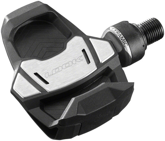 LOOK KEO Blade Carbon Ceramic Pedals - Single Sided Clipless Chromoly 9/16" BLK 53mm QF 12Nm