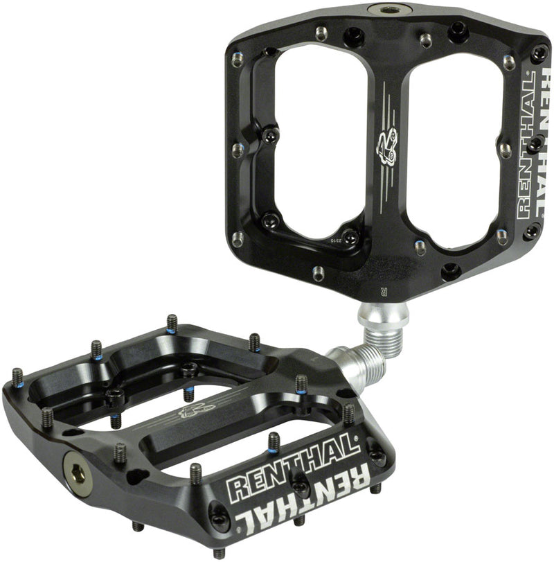 Load image into Gallery viewer, Renthal Revo-F Pedals - Platform 9/16" Black 100 x 104mm
