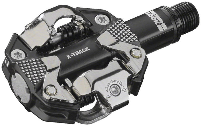 Load image into Gallery viewer, LOOK X-Track Pedals - Dual Sided Clipless Chromoly 9/16" Gray
