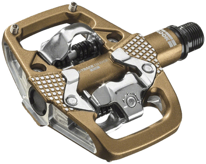 Load image into Gallery viewer, LOOK X-TRACK EN-RAGE PLUS Pedals - Dual Sided Clipless Platform Chromoly 9/16" Bronze
