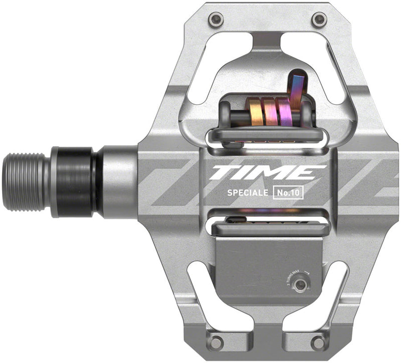 Load image into Gallery viewer, Time Speciale 10 Pedals - Dual Sided Clipless Platform Aluminum 9/16" Raw Small B1
