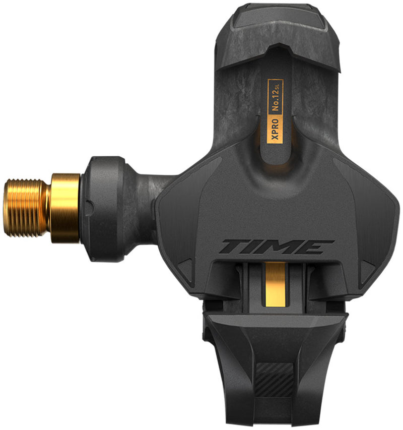 Load image into Gallery viewer, Time XPRO 12SL Pedals - Single Sided Clipless Carbon 9/16" Carbon/Gold QF 57 C1
