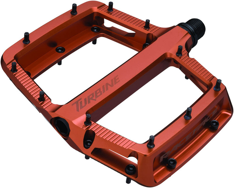Load image into Gallery viewer, RaceFace Turbine Pedals - Platform Aluminum 9/16" FOX Orange
