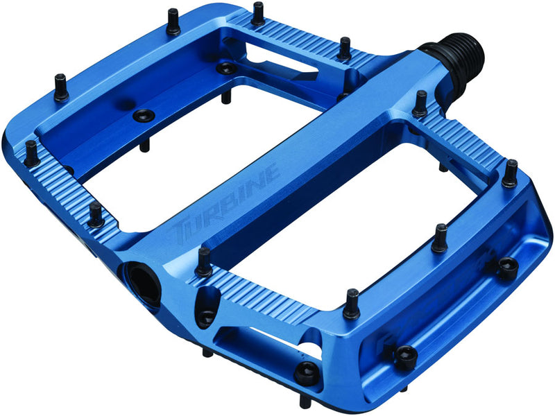 Load image into Gallery viewer, RaceFace Turbine Pedals - Platform Aluminum 9/16" Blue
