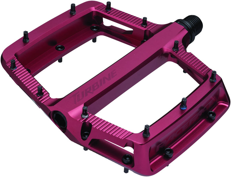 Load image into Gallery viewer, RaceFace Turbine Pedals - Platform Aluminum 9/16" Red
