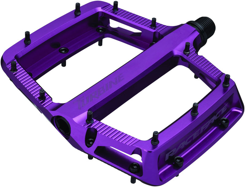 Load image into Gallery viewer, RaceFace Turbine Pedals - Platform Aluminum 9/16" Purple
