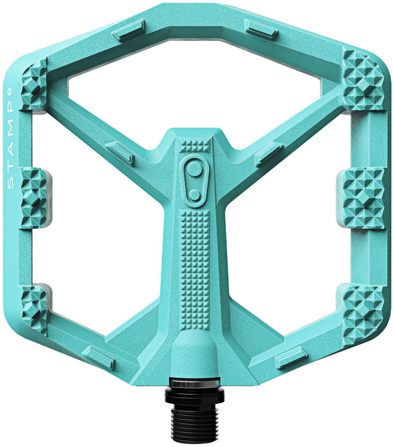 Load image into Gallery viewer, Crankbrothers Stamp 0 Pedals - Platform Composite 9/16" Turquoise Large

