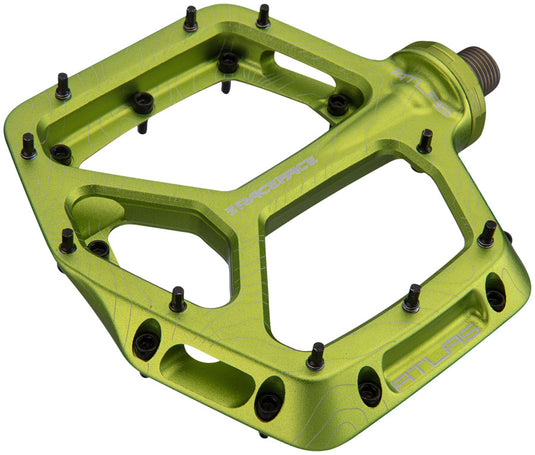 RaceFace Atlas Pedals - Platform Aluminum 9/16" Green