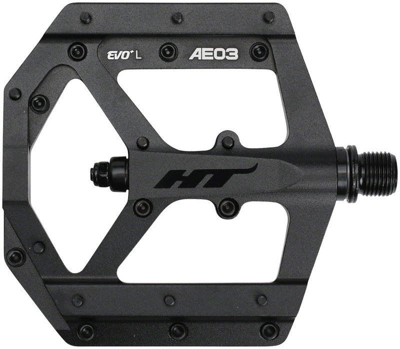 Load image into Gallery viewer, HT Components AE03(EVO+) Pedals - Platform Aluminum 9/16" Stealth Black
