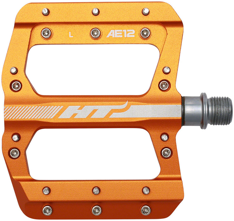 Load image into Gallery viewer, HT Components AE12 Pedals - Platform Aluminum 9/16" Orange
