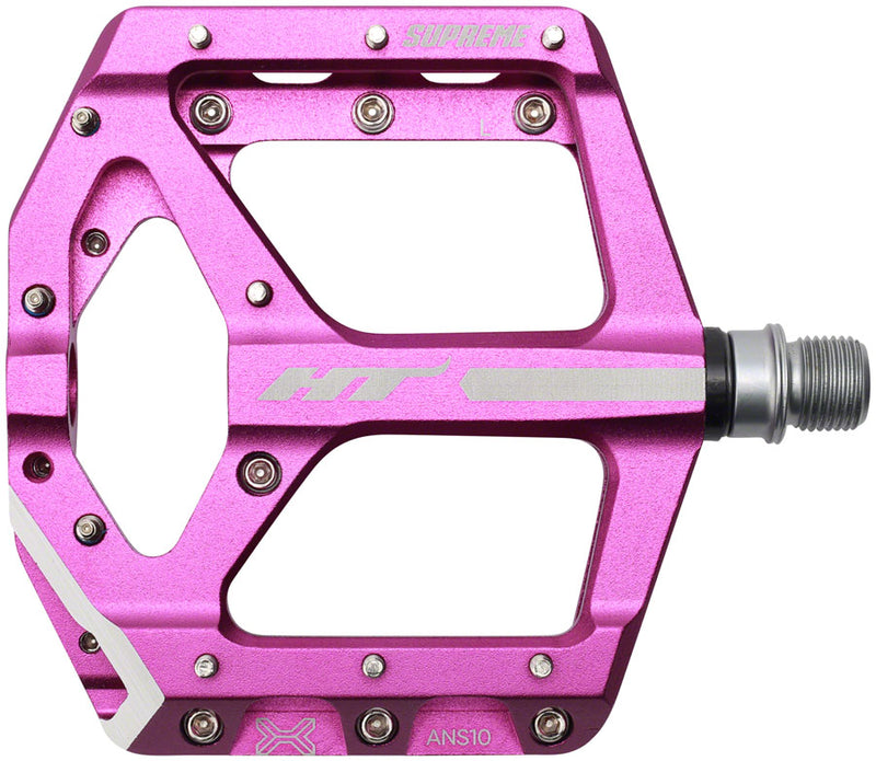 Load image into Gallery viewer, HT Components ANS10 Pedals - Platform Aluminum 9/16" Purple
