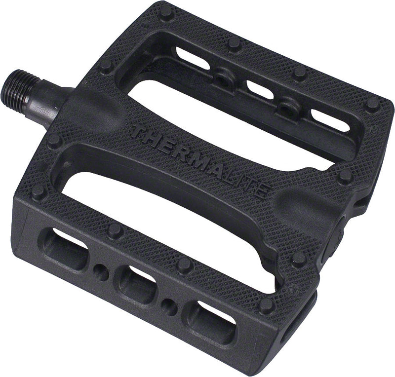 Load image into Gallery viewer, Stolen Thermalite Pedals - Platform Composite/Plastic 9/16" Black
