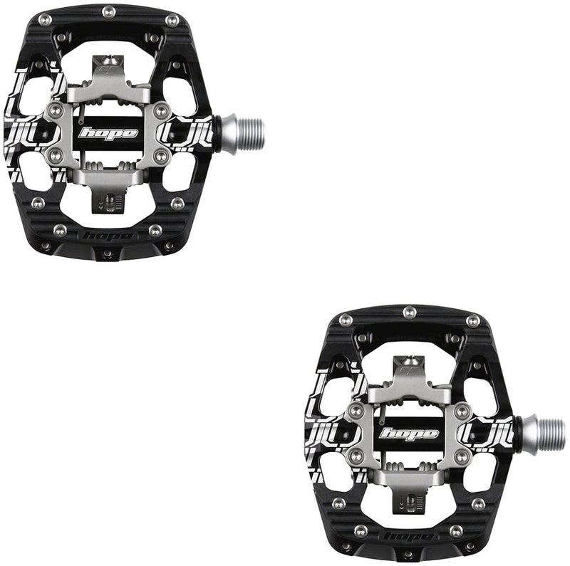 Load image into Gallery viewer, Hope Union GC Pedals - Dual Sided Clipless with Platform 9/16" Black
