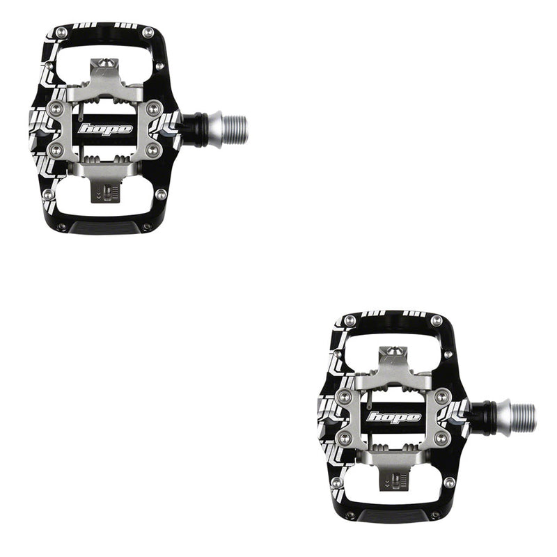Load image into Gallery viewer, Hope Union TC Pedals - Dual Sided Clipless with Platform 9/16" Black
