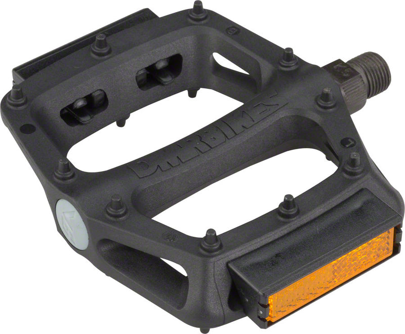 Load image into Gallery viewer, DMR V6 Pedals - Platform Plastic 9/16" Black with Reflectors
