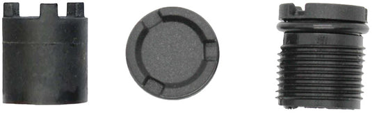 LOOK Spindle Plugs and Tool Kit - 2 Plugs 4 NM Black Fits X-Track