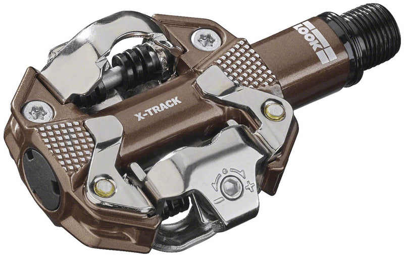 Load image into Gallery viewer, LOOK X-Track Pedals - Dual Sided Clipless Chromoly  9/16" Gravel Edition
