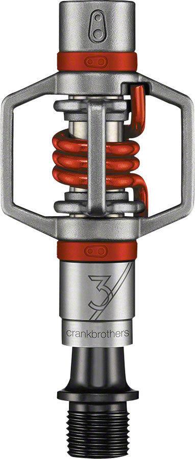Load image into Gallery viewer, Crankbrothers Egg Beater 3 Pedals - Dual Sided Clipless 9/16" Red
